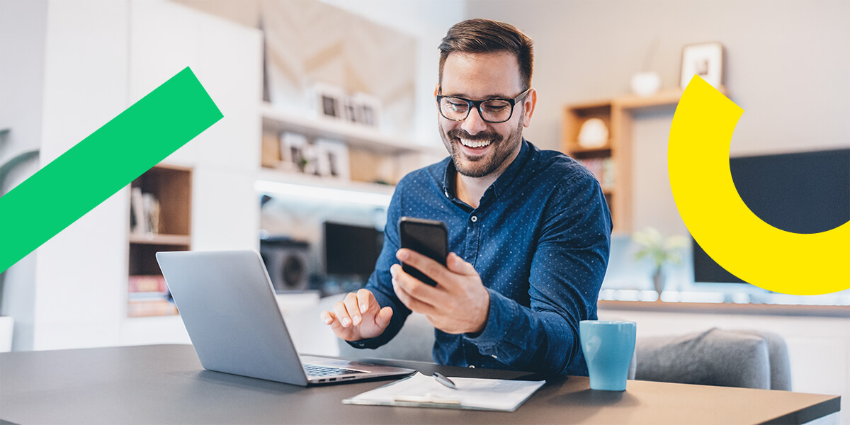 Business manager streamlining operations seamlessly with GoTo Connect cloud communication platform.