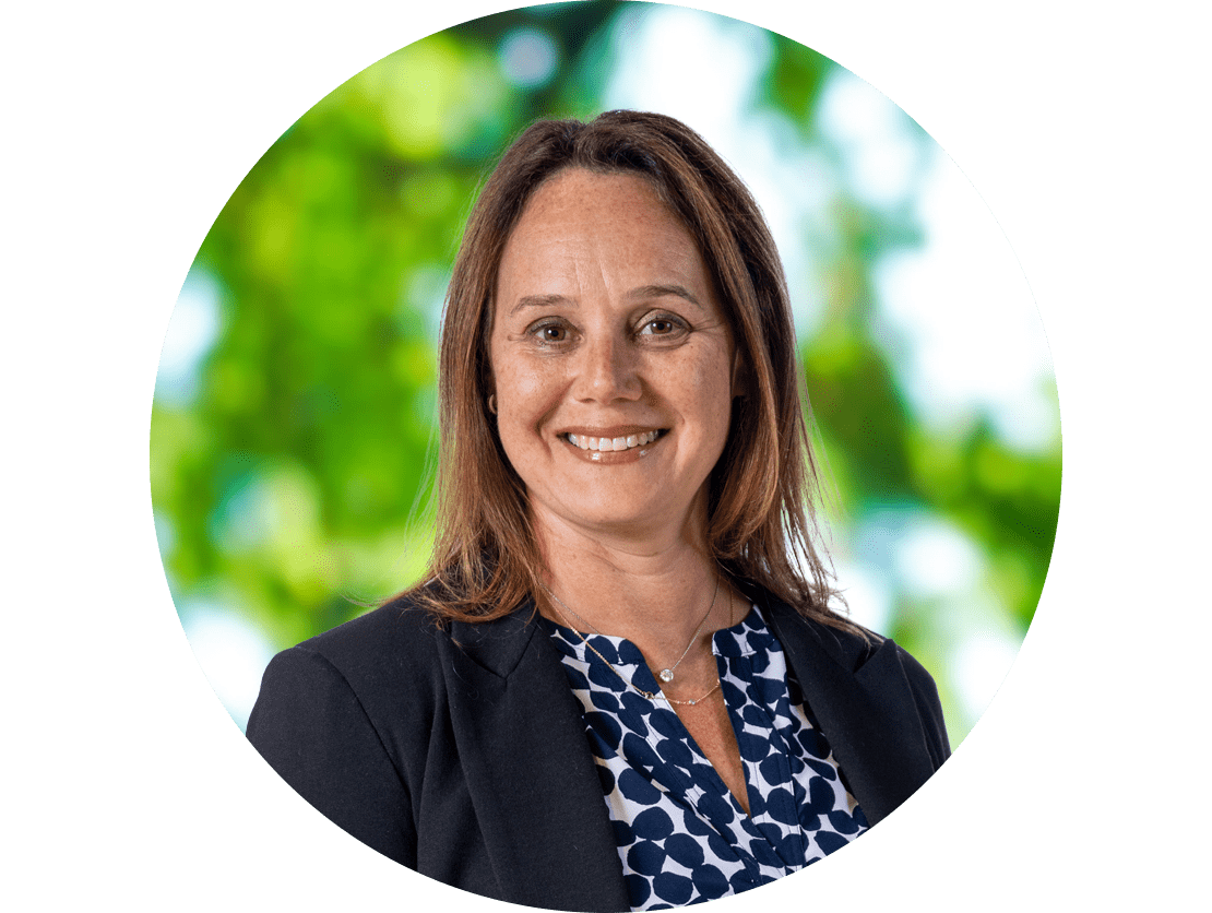 Headshot portrait of Meredith Hawkins