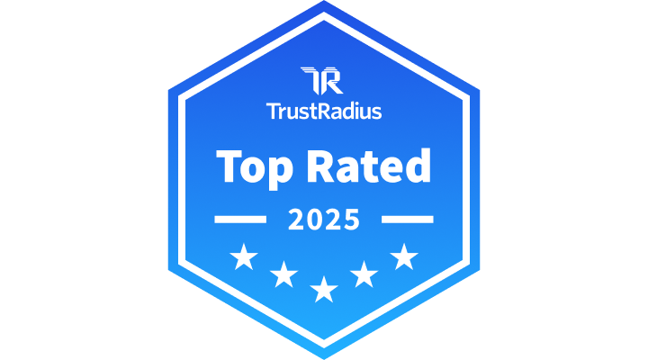TrustRadius Most Valued 2025 badge.