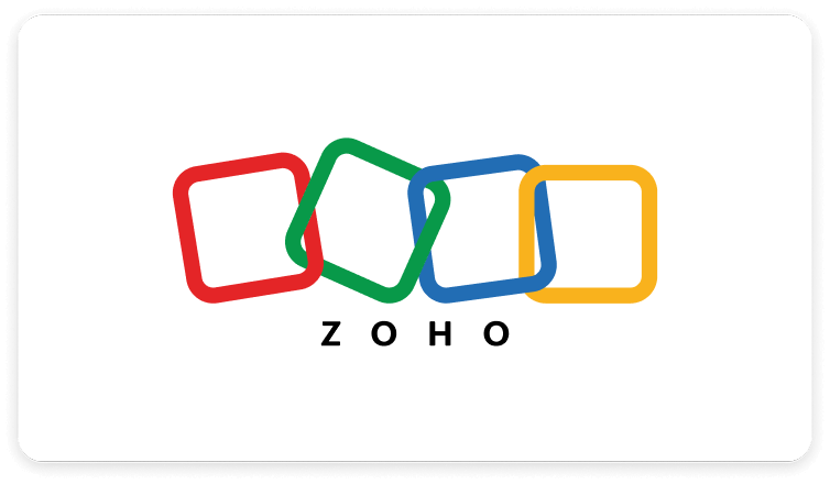 Zoho logo.