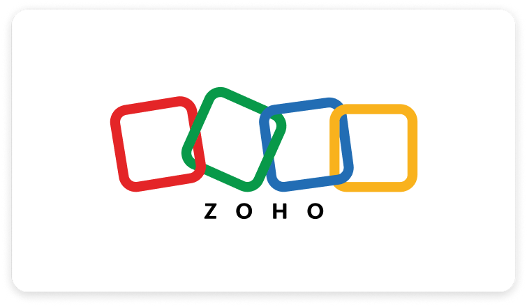 Zoho logo.